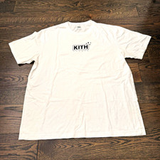 KITH Treats Midnight Snack Mens White Graphic Print Crew Neck Tee XL picture