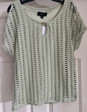 NWT Naïf  x Anthropologie Coastal Preppy Quiet Luxury Old Money Crochet Size S picture