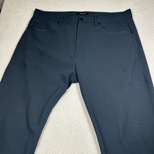 Proof Nomad Pant Technical Trousers Huckberry Men 36x32 Blue Performance Stretch picture
