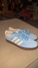 Adidas Gazelle Blue Suede Sneakers picture