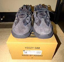 Size 12 Adidas Yeezy 500: Utility Black (F36640) Deadstock w/ OG Box picture
