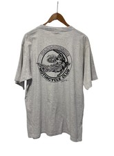 Vintage retro 90s Harbourside Motorcycle Club grey t shirt  Men’s size XL  picture