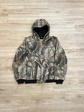 Carhartt Realtree Camo Duck Active YYJ144 CMO Men’s Size Small Jacket Realtree  picture
