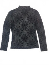 KreepsVille Black Mesh/ Velvet Top picture