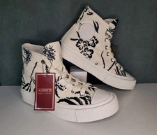 RARE Converse First String Chuck Taylor All Star Woven Floral Vibram Womens 8 picture