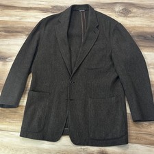 Mondo di Marco Sport Coat 42 Wool Unlined 3 Roll 2 Blazer Brown Made in Italy picture