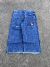 Vintage Jnco Jeans Baggy Wide Leg Twin Cannon 40x32 Slightly Hemmed picture