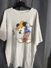 vintage 1990s Disney Mickey Mouse Golf T-Shirt. picture