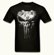 The Punisher Jon Bernthal Frank Castle Punisher Black T-Shirt Tee Shirt picture