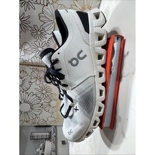On Running Cloud X 3 Ivory Lightweight Mesh Sneakers in White Black Womens 9 picture