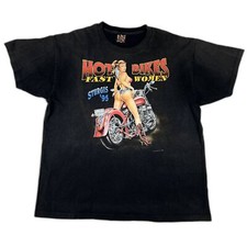 Vintage Harley Davidson Hot Bikes Fast Women 1995 Sturgis Rally 3D Emblem  picture