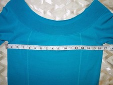 NEW PHILOSOPHY BLUE STRETCH WOMEN'S DRESS US 8 IT 44 MADE IN ITALY picture