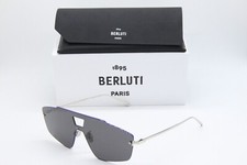 NEW BERLUTI BL 40019U 16A SILVER AUTHENTIC SUNGLASSES W CASE 00-00 picture