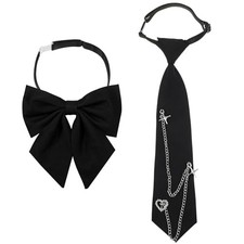 Tucnoeu Bow Tie for Women - 2Pcs Women's Bow Ties,Pre-tied Adjustable Style 5 picture