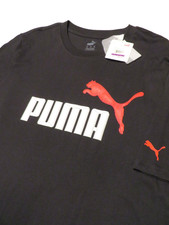 PUMA T-shirt Size 2XL, White Logo with RAISED Puma Design NWT $22.95 picture