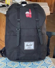 RARE AMC Theaters + Coca-Cola EXCLUSIVE Black Herschel Retreat Backpack NWOT picture