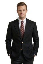Men's Single Breasted Two Button Professional Blazer Coat picture