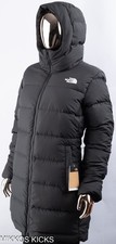 Womens The North Face Gotham Mid Parka 600-Down Winter Jacket Hooded ~ TNF Black picture