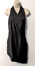 NWT NBD Women's Steph Halter Mini Dress Sz Small Black Polyester Blend EUC picture