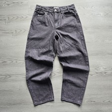 HUF Cromer Baggy Jeans Men 30 Faded Purple Skateboard Relaxed Denim Skate Y2K picture