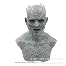 Halloween Latex Mask Game Of Thrones Night King Hood Cosplay Prop In Stock picture
