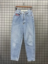 Vintage Diesel Basic Jeans W28 womens Made In Italy High Waist Tapered picture