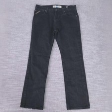 Ariat M7 Mens Jeans 34x32 Black Slim Fit Straight Leg Denim Cowboy Western EUC picture