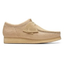 Clarks Originals Wallabee Men's Hair Calf Size 7.5M Maple Tan Crepe Sole Shoes picture