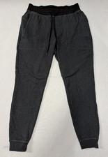 Lululemon Mens At Ease Joggers Size Medium Gray Textured Knit Stretch Comfort picture