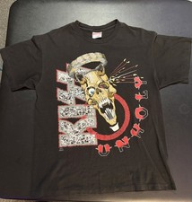 Vintage 90's UNHOLY KISS Band concert tour  single stitch T-shirt Adult L Rare  picture
