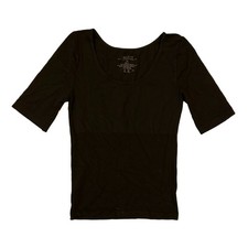 Legacy Slim Disguise Shaping Tee Women’s Medium Black Cotton Nylon Spandex  picture