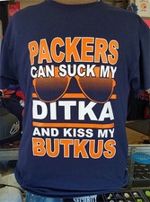 New Mens Packers Can Suck My Ditka Funny Chicago Tshirt S-5XL Greenbay Bears picture