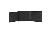 HUGO BOSS Men's Black Bifold Wallet Coin Pocket Card Holder New w/ Gift Box picture