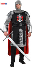 3 Pcs Halloween Knight Costume Men, Medieval Costume Men, Halloween Costumes for picture