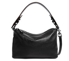 Aimee Kestenberg Leather Ava Convertible Shoulder Bag Black New picture