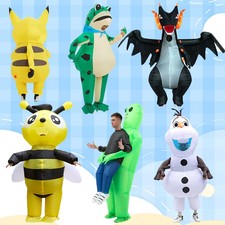 Adult Inflatable Costume Flame Dragon Gorgeous Halloween Mascot Inflatable Cospl picture