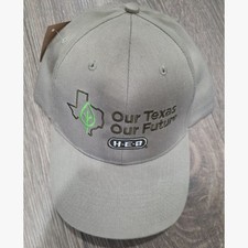 HEB Our Texas Our Future Embroidered Cap Khaki Adjustable NWT Texas Grocery picture