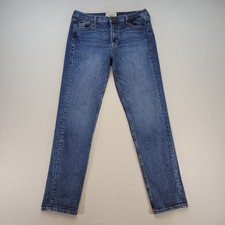 Boden Girlfriend Jeans Womens 30 Long Blue Straight Leg Medium Wash Denim picture