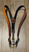 Van Horn Saddlery Custom Leather Suspenders Galluses Cowboy Western Ogallala NE picture