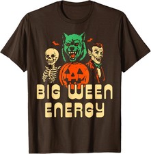 Funny Halloween Big Ween Energy Halloween Design Unisex T-Shirt picture