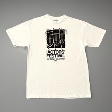 Vintage 1992 Actors Festival T Shirt San Diego USA Single Stitch Hanes Art Tee picture