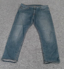 Levi's 512 Jeans Mens 36x30 Slim Taper Stretch Blue Faded Denim 28833-1195 picture