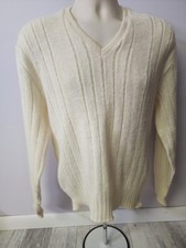 Vintage Mcgregor Full Fashion V Sweater Sz. 42 100% Virgin Wool USA Doniger Read picture