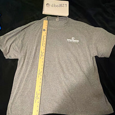 Gildan DryBlend Men’s 2XL Gray Crew Neck Short Sleeve Fishing Graphic Tee picture