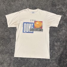 VINTAGE 1991 Duke Mens Basketball Final Four RARE Tee picture