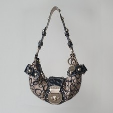 GUESS Vintage Y2K Opium Shoulder Bag 00s Biker Grunge Skirt Alt Cyber Futuristic picture