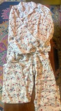 Hanna Andersson Flannel Gondola Pajamas Large Organic Cotton picture