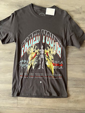 Civil Regime Faded Youth CVLA Skeleton Graphic Crewneck T-Shirt Gray Size Small picture