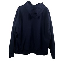 Vintage 90s Blue Blank champion Reverse Weave Hoodie Rare Logo XL Kangaroo picture