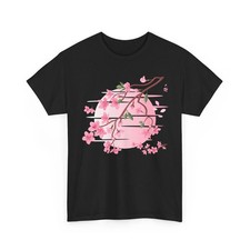 Cherry Blossom Moon Japanese Culture Lovers Sakura Trees Cute Shirt picture